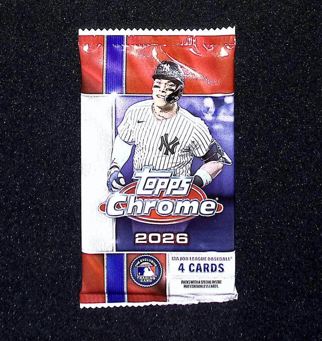 2026 Topps Chrome Baseball Blaster Box Pack (1 of 1)