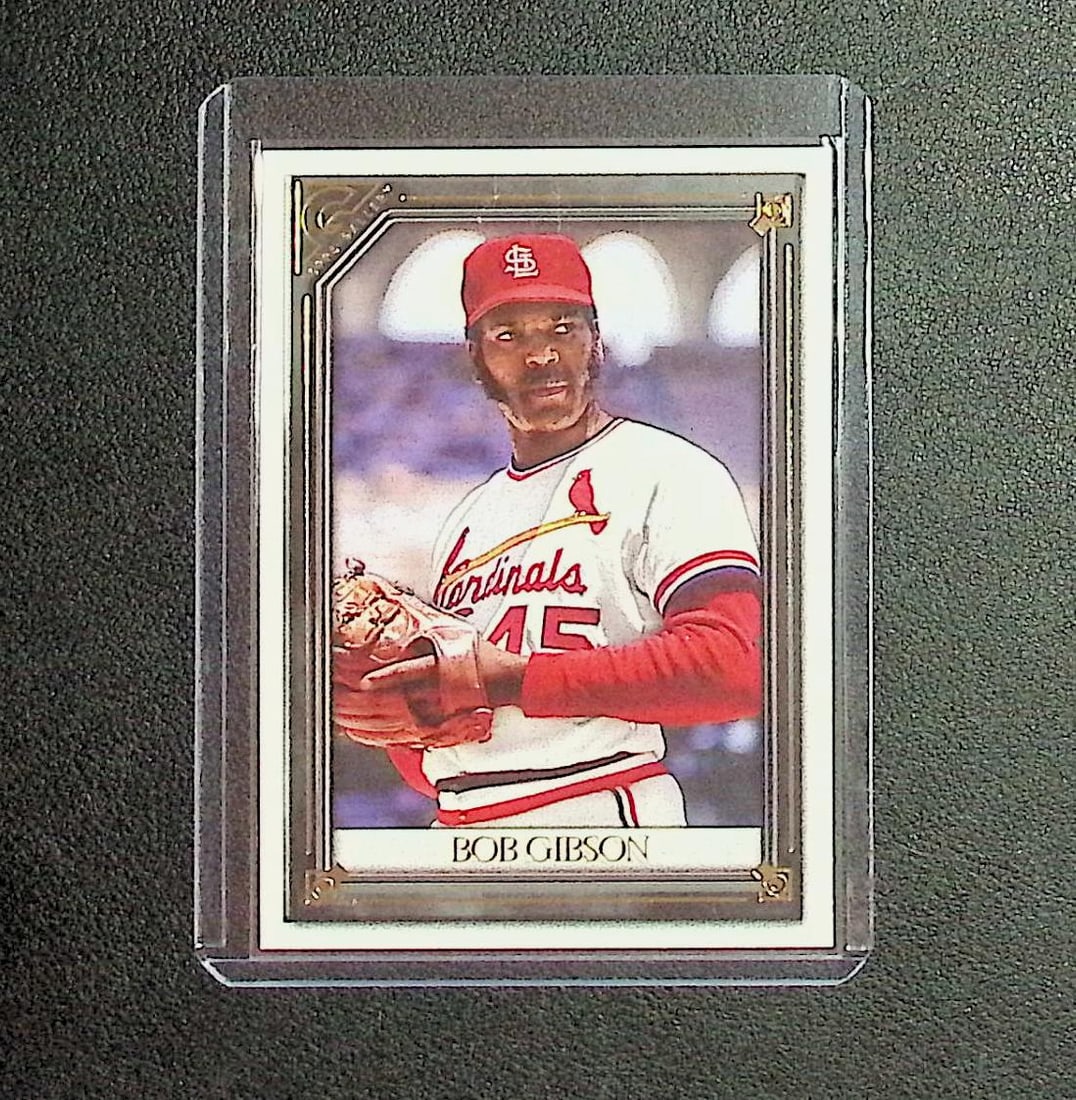 Bob Gibson 2021 Topps Gallary #123: Topps, Bowman, & Fanatics Baseball MLB Trading & Sports Cards, Sports Cards for Sale Near Me, World Series & Hall of Fame Players Memorabilia, Refractors, X-Fractors, Numbered, SP, SSP, Valuable Aucti