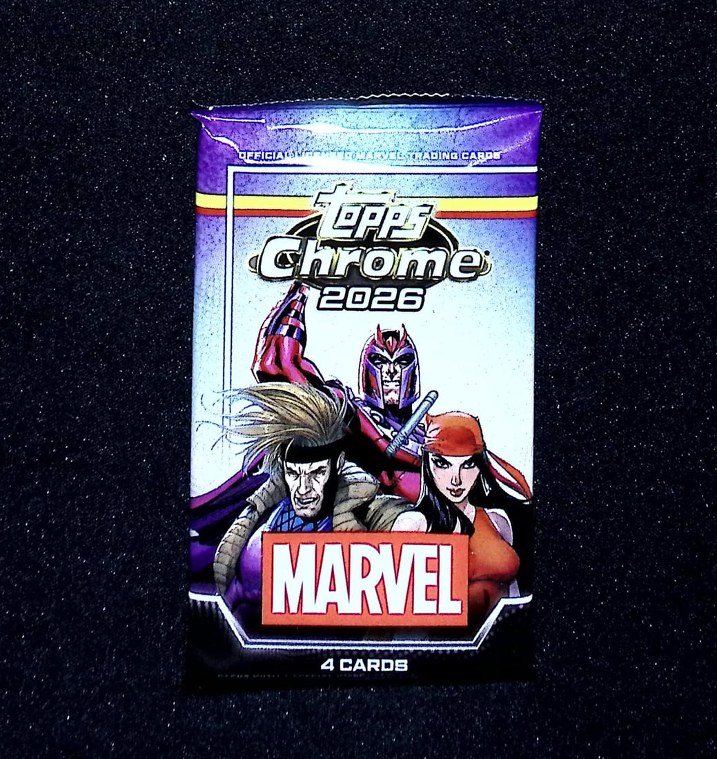 2026 Topps Chrome Marvel Super Heroes Blaster Box Pack (1 of 1)