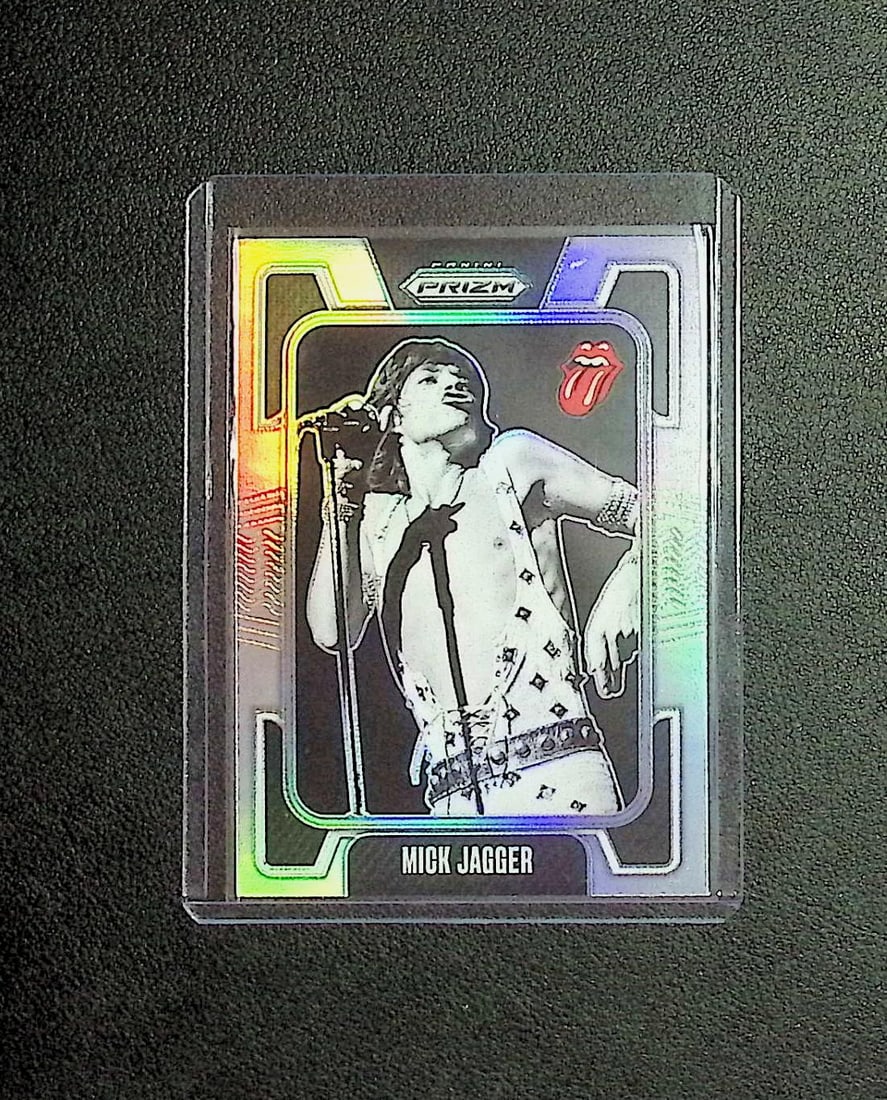 Mick Jagger Silver Prizm 2025 Panini Prizm The Rolling Stones #7: Mick Jagger Silver Prizm 2025 Panini Prizm The Rolling Stones #7