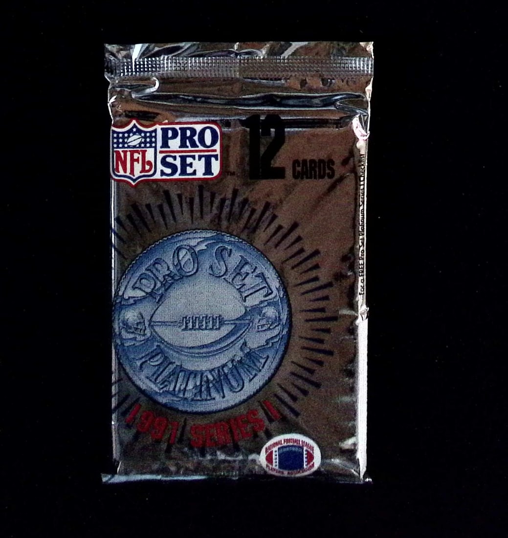 1991 Pro-Set PLATINUM SERIES 1 Football Retail Box Pack Football Cards Sports Cards (1 of 1)