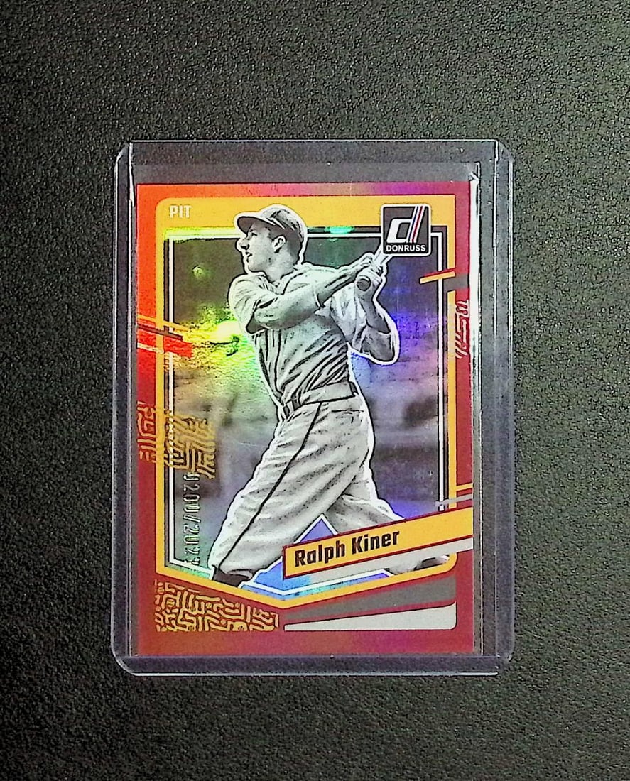 Ralph Kiner Red Holo /2023 2023 Donruss #173: Panini, Donruss, & Donruss Optic Baseball MLB Trading & Sports Cards, Sports Cards for Sale Near Me, Prizm, Mosaic, Select, SP, SSP, Auction Memorabilia Lots for Sale On Line, World Series & Hall of F