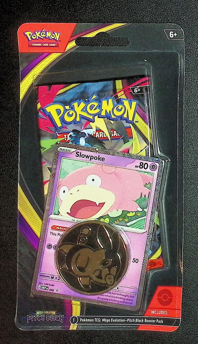 Pokemon Pitch Black Single Booster Blister Hanger w/ 1 Coin & a Promo Card (1 of 1)