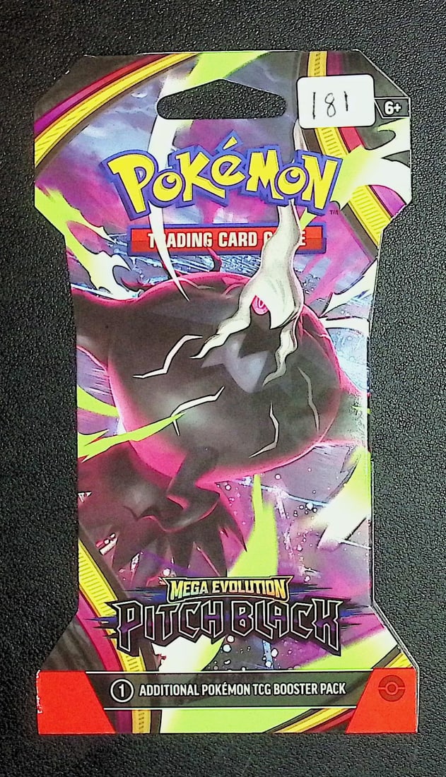 Pokemon Pitch Black Sleeved Booster Pack: Pokemon Trading Card Game Cards, Charizard, Pikachu, Mewto, EX, Referse Holo, Holo Rare Cards, Secret Rare Cards, Full Art Cards, Evee, 3 Stars Ultra Rare Cards, Double Rare, Illustration Rare, Specia