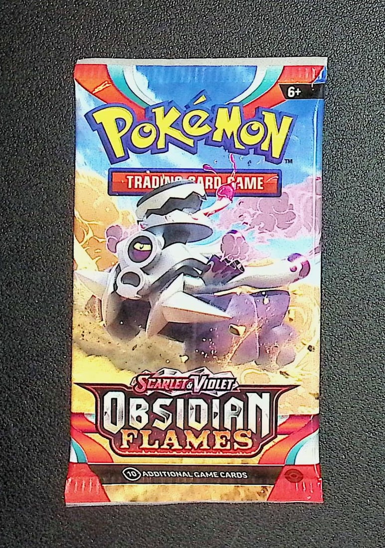2023 Pokemon Scarlet & Violet Obsidian Flames 10 Card Booster Pack TCG: Pokemon Trading Card Game Cards, Charizard, Pikachu, Mewto, EX, Referse Holo, Holo Rare Cards, Secret Rare Cards, Full Art Cards, Evee, 3 Stars Ultra Rare Cards, Double Rare, Illustration Rare, Specia