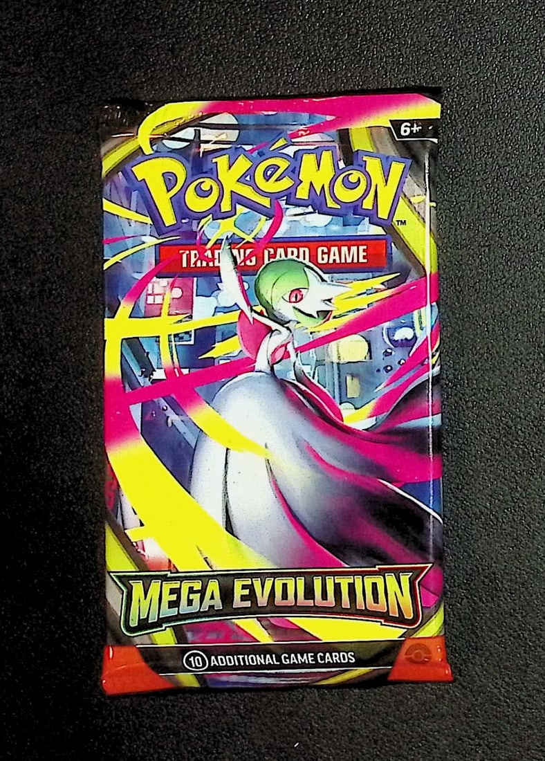 2025 Pokemon Mega Evolutions 10 Card Booster Pack (1 of 1)