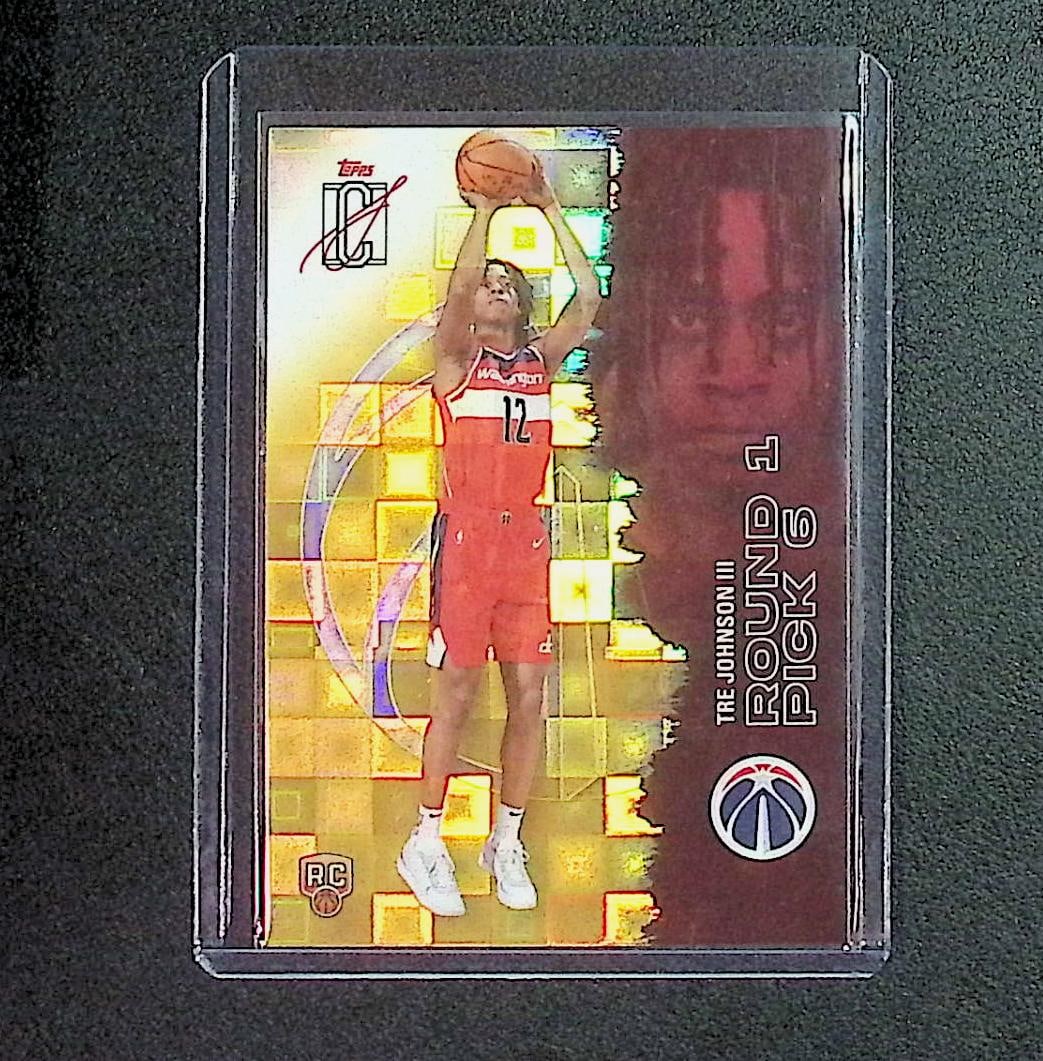 Tre Johnson III, Rookie Gold Pandora Parrallel 2026 Topps Signature Class #140: Topps & Bowman Basketball NBA Trading & Sports Cards, Sports Cards for Sale Near Me, Chrome, Refractor, SP, SSP, Valuable Auction Memorabilia Lots Sold On Line, NBA Championship & Hall of Fame Player 