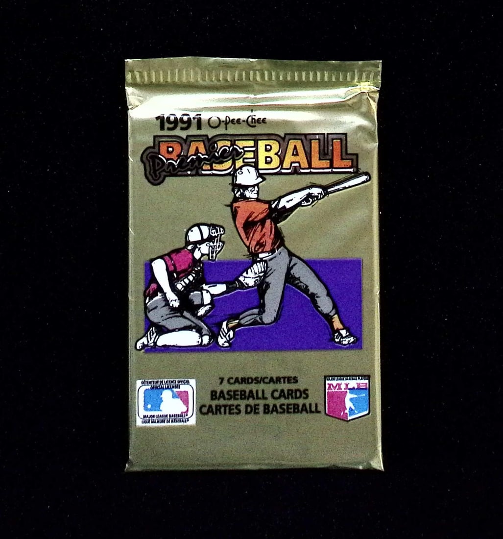 1991 O Pee Chee Series 1 Baseball Retail Box Pack - MLB Trading Cards: O Pee Chee Vintage Baseball MLB Trading & Sports Cards, World Series & Hall of Fame Players, Old Sports Cards for Sale Near Me, Valuable Auction Memorabilia Lots For Sale On Line, Tony Gwynn, Rickey H