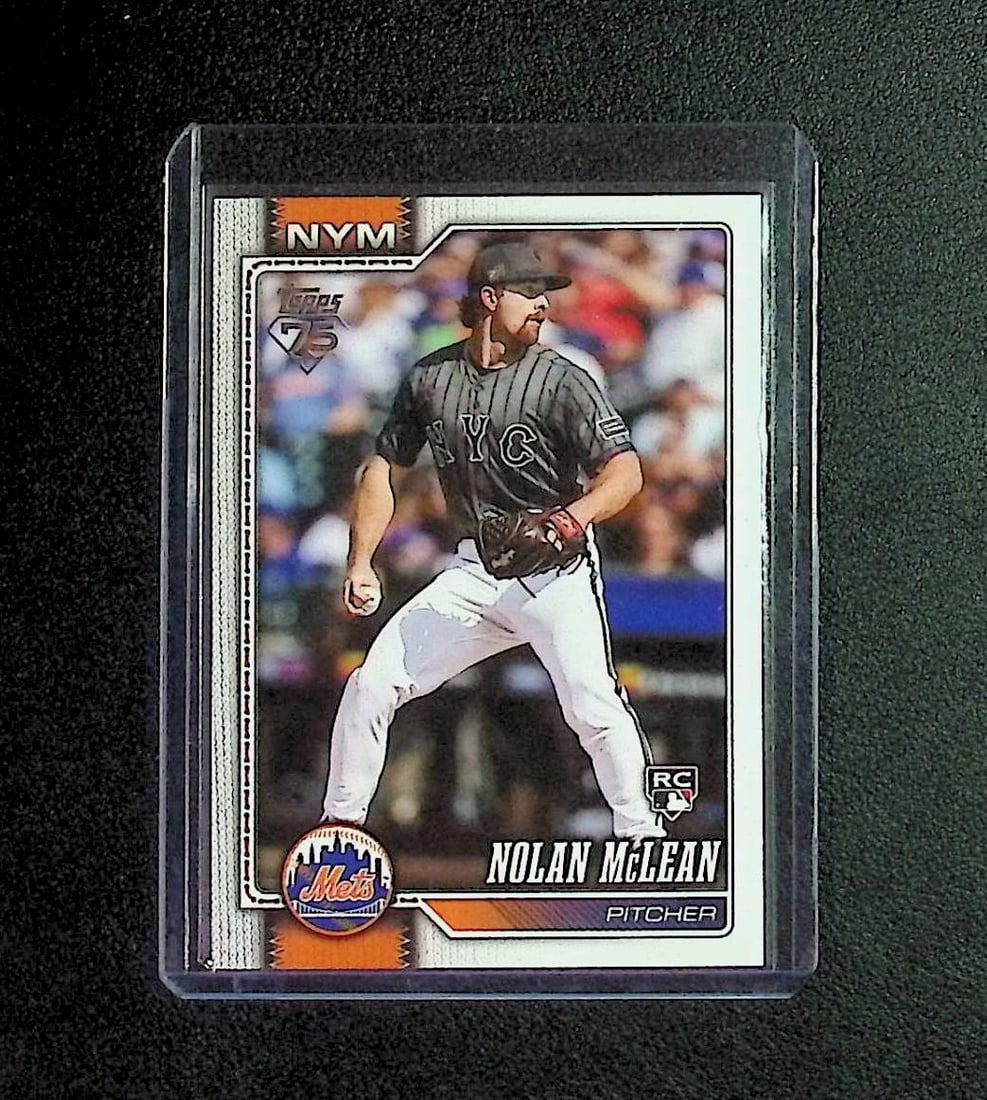 Nolan McLean Rookie 2026 Topps #214: Topps, Bowman, & Fanatics Baseball MLB Trading & Sports Cards, Sports Cards for Sale Near Me, World Series & Hall of Fame Players Memorabilia, Refractors, X-Fractors, Numbered, SP, SSP, Valuable Aucti