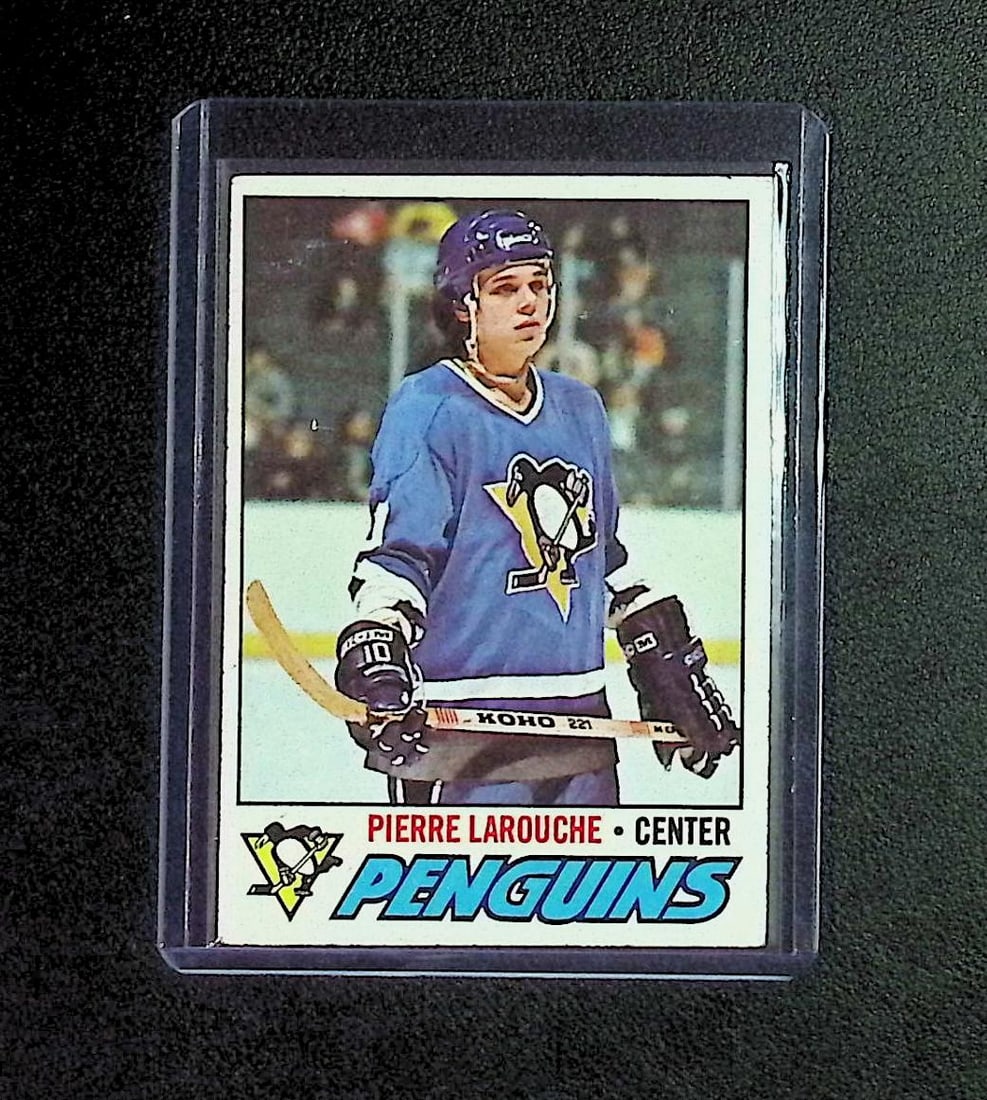 Pierre Larouche 1977 Topps #102: Topps Vintage NHL Hockey Trading & Sports Cards, Old Sports Cards for Sale Near Me, Stanley Cup & Hall of Fame Players, Valuable Auction Memorabilia Lots for Sale On Line