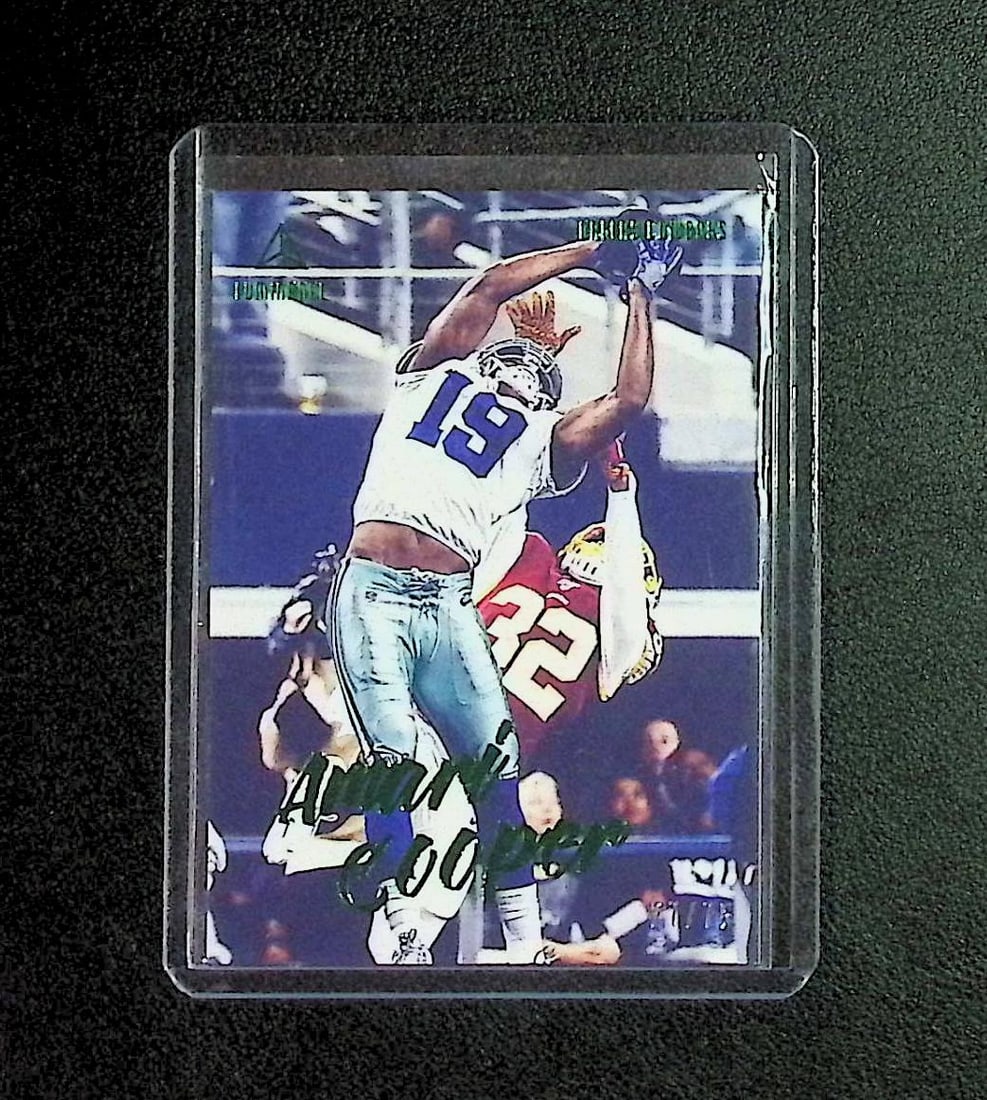 Amari Cooper Green /75 2020 Panini Luminance #33: Panini, Donruss Optic, & Donruss Select, Prizm, Mosaic, Contenders, Zenith, Phoenix, Illusions, Absolute, Rookie NFL Sports Trading Cards, SP, SSP, Cards, Football Cards for Sale Near Me, Superbowl & 