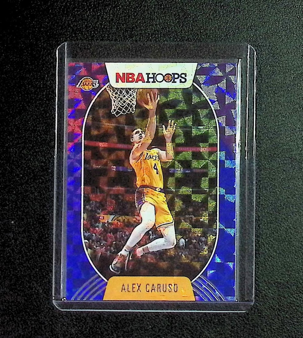Alex Caruso Hyper Blue 2021 NBA Hoops #186 (1 of 2)