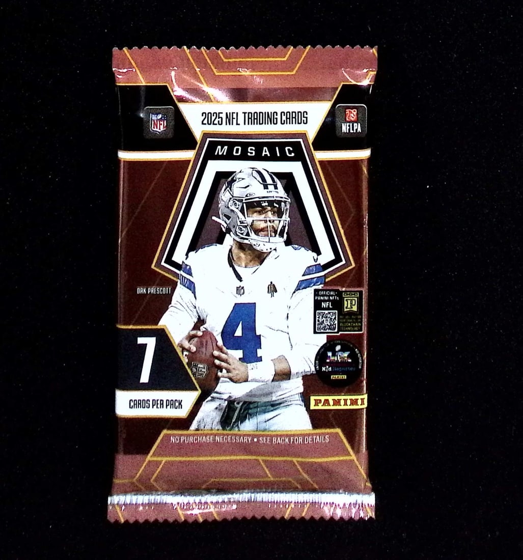 2025 Panini Mosaic Football MEGA BOX PACK - Jaxson Dart, Cam Skattebo, Emeka Egbuka, Ashton Jeanty,: Panini Rookie Football NFL Trading & Sports Cards, Rookie Cards in This Set are Jaxson Dart, Cam Ward, Shedeur Sanders, Cam Skattebo, Travis Hunter, Football & Sports Cards for Sale Near Me, Silver, W