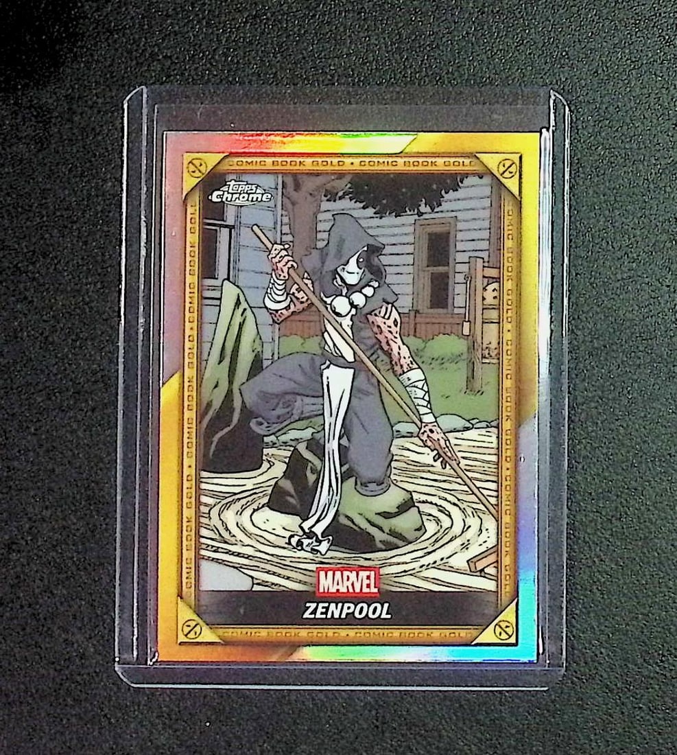 Zenpool Comic Book Gold Refractor 2025 Topps Marvel #CB-24 (1 of 2)