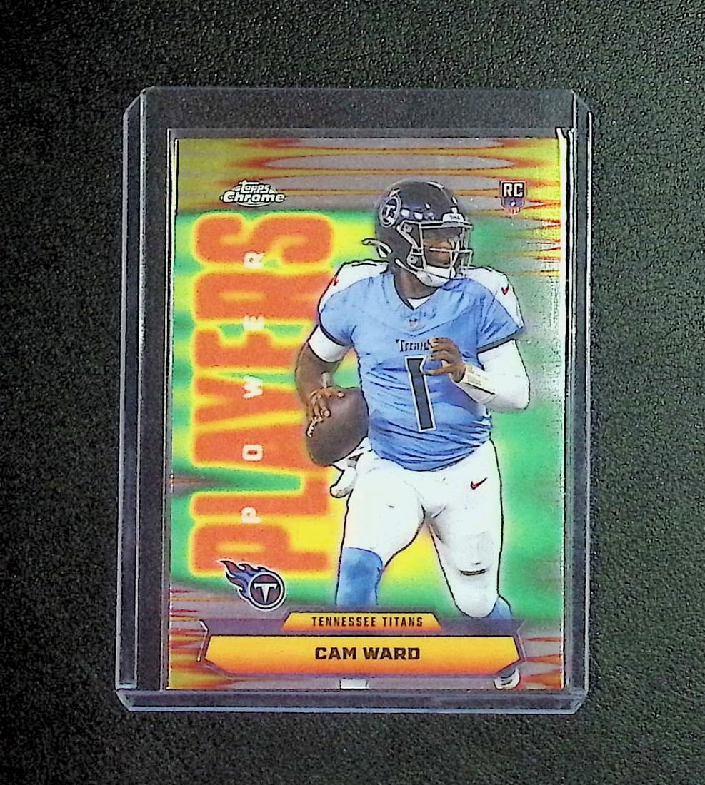 Cam Ward Rookie Power Players 2025 Topps Chrome #PP-8 (1 of 2)