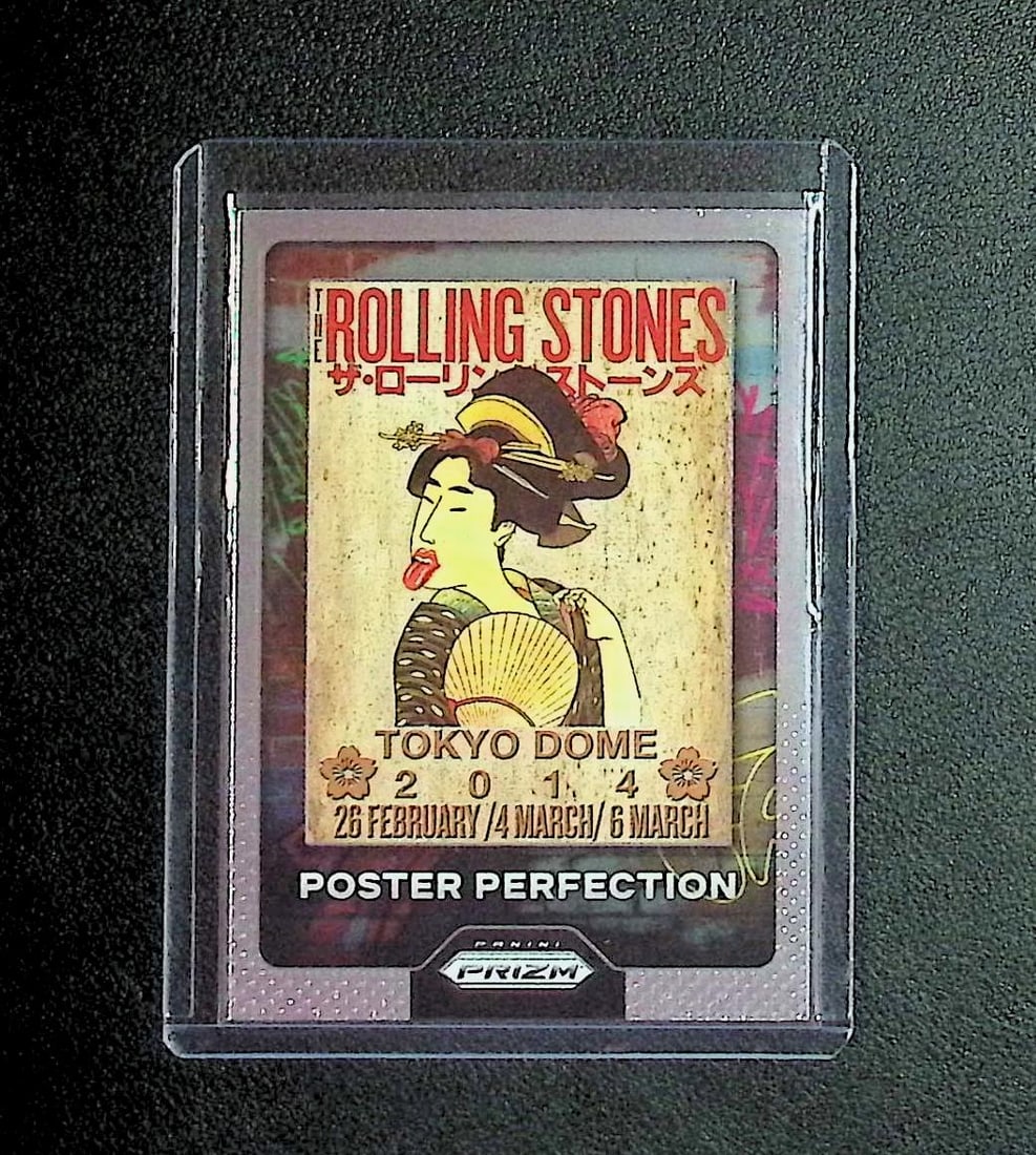 Rolling Stones Tokyo Dome Poster Perfection 2025 Panini Prizm The Rolling Stones #25 (1 of 2)
