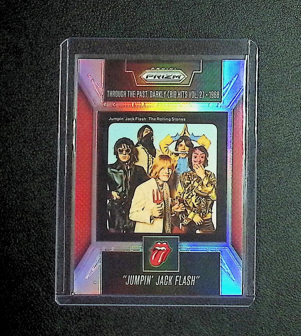 Jumpin Jack Flash Silver Prizm 2025 Panini Prizm The Rolling Stones #17 (1 of 2)