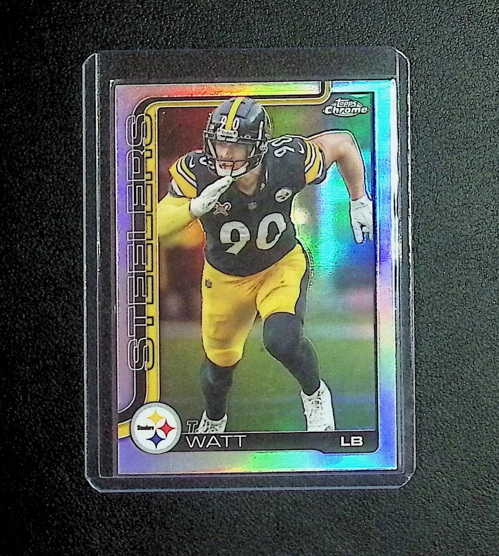 T.J. Watt Refractor 2025 Topps Chrome #258 (1 of 2)