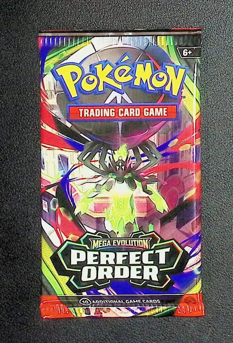 2026 Pokemon Perfect Order 10 Card TCG Booster Pack, Charizard: Pokemon Trading Card Game Cards, Charizard, Pikachu, Mewto, EX, Referse Holo, Holo Rare Cards, Secret Rare Cards, Full Art Cards, Evee, 3 Stars Ultra Rare Cards, Double Rare, Illustration Rare, Specia