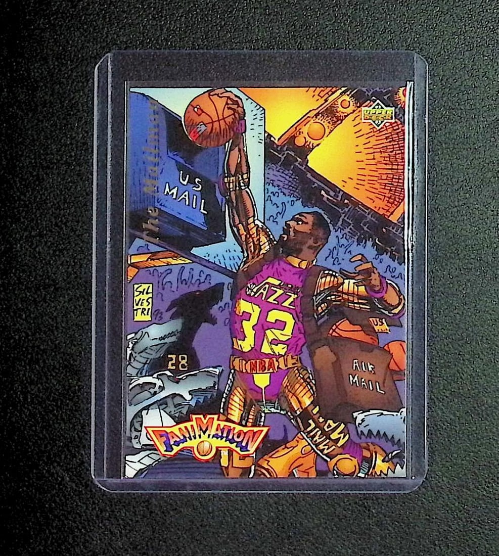 Karl Malone FaniMation The Mailman 1993 Upper Deck #508 (1 of 2)