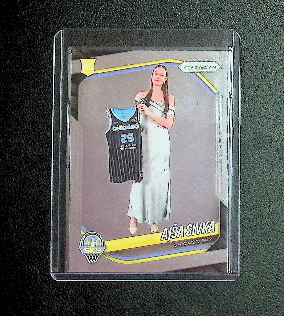 Ajsa Sivka Rookie 2025 WNBA Panini Prizm: Panini, Donruss Optic, Donruss Select, Prizm, Mosaic, Contenders, Revolution, Phoenix, NBA Hoops, Rookie NFL Sports Trading Cards, Silver, SP, SSP, Wave Prizms, Numbered Cards, Basketball sports Cards