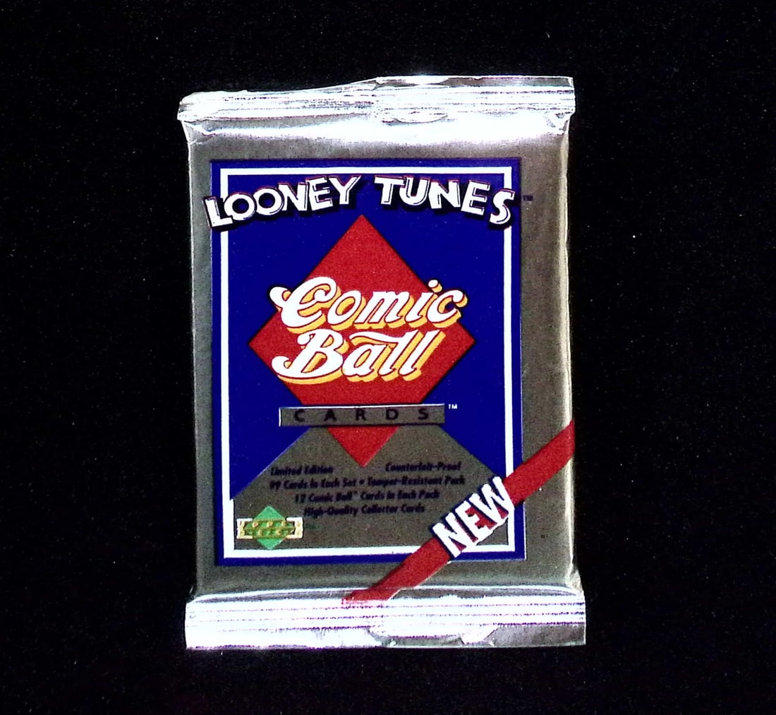 1990 Upper Deck Looney Tunes Comic Ball Series 1 Vintage Baseball Card Retail Box Pack (1 of 1)