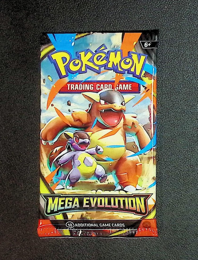 2025 Pokemon Mega Evolutions 10 Card Booster Pack (1 of 1)
