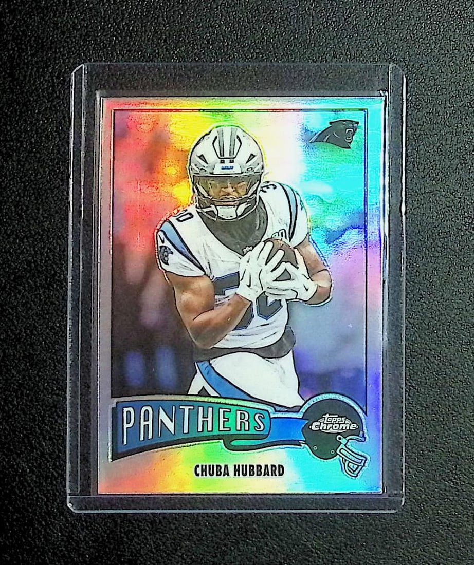 Chuba Hubbard 1975 Retro Refractor 2025 Topps Chrome #1975-5 (1 of 2)
