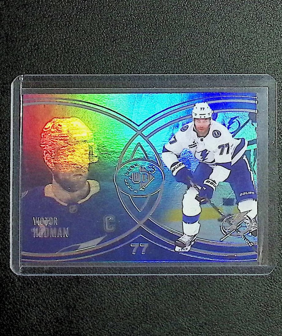 Victor Hedman Parrallel 2026 Upper Deck #UD3-12: Upper Deck NHL Hockey Trading & Sports Cards, Sports Cards for Sale Near Me, Stanley Cup & Hall of Fame Players, Valuable Auction Memorabilia Lots for Sale On Line