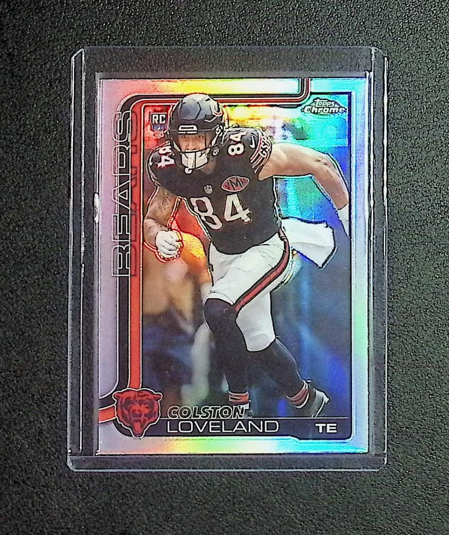 Colston Loveland Rookie Refractor 2025 Topps Chrome #345 (1 of 2)