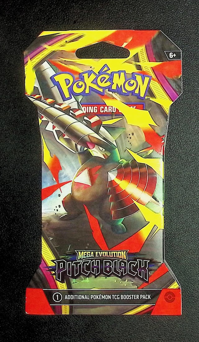 Pokemon Pitch Black Sleeved Booster Pack: Pokemon Trading Card Game Cards, Charizard, Pikachu, Mewto, EX, Referse Holo, Holo Rare Cards, Secret Rare Cards, Full Art Cards, Evee, 3 Stars Ultra Rare Cards, Double Rare, Illustration Rare, Specia