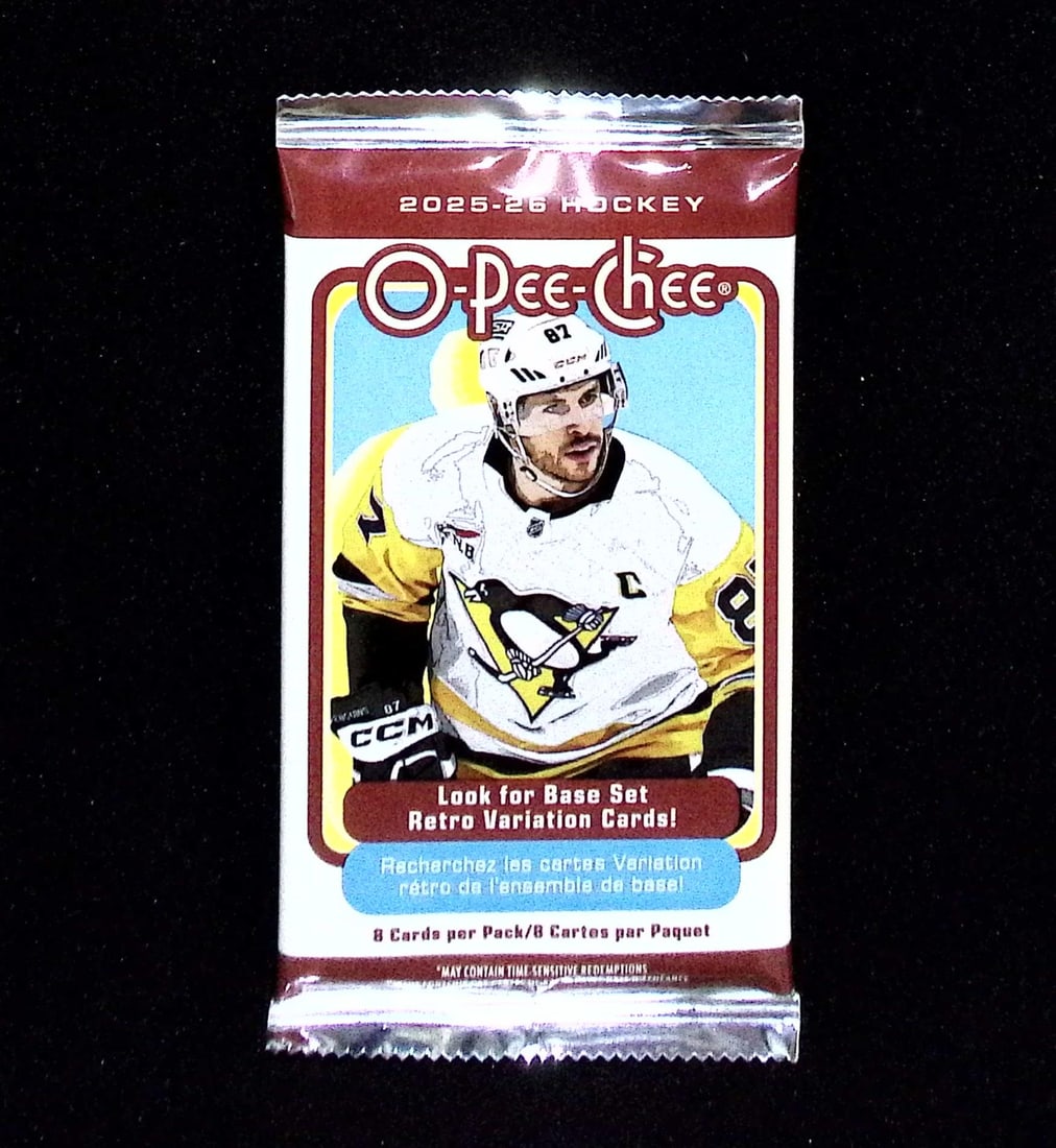 2025-'26 O Pee Chee Hockey Blaster Box Pack: O Pee Chee Hockey NHL Trading & Sports Cards, Connor McDavid, Alex Ovechkin, Sports Cards for Sale Near Me, Rookie Players, Auction Lots for Sale Near Me, Stanley Cup & Hall of Fame Players