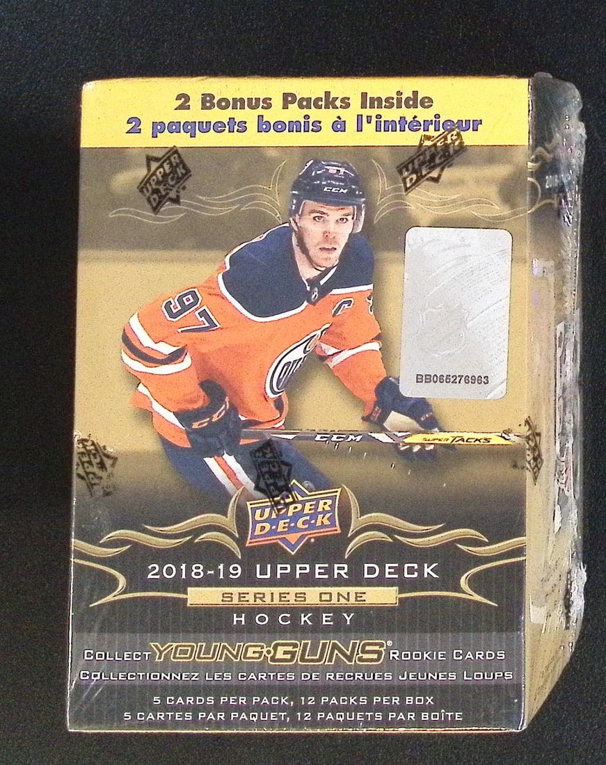 2018-19 Upper Deck Hockey Series One Blaster Box (1 of 2)