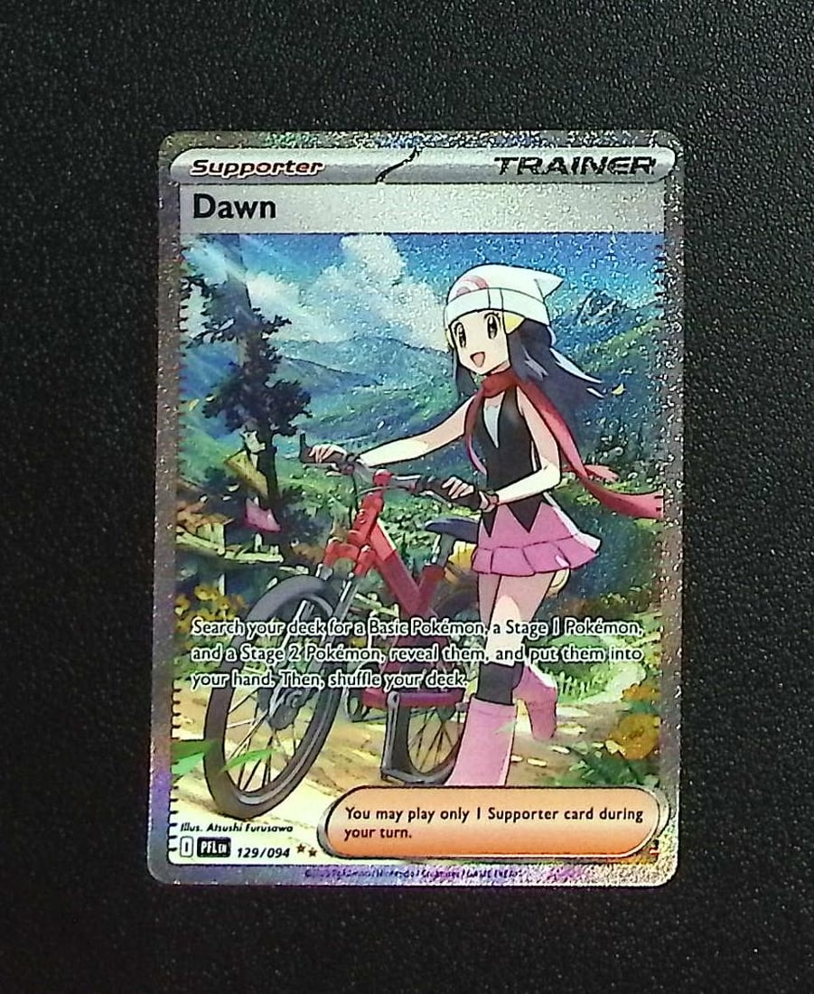 Pokemon Phantasmal Flames Dawn Special Illustration Rare #129: Pokemon Trading Card Game Cards, Charizard, Pikachu, Mewtwo, Reverse Holo, Holo Rare, Secret Rare Cards, Full Art Cards, Eevee, Ultra Rare Card, Illustration Rare, Special Illustration Rare SIR