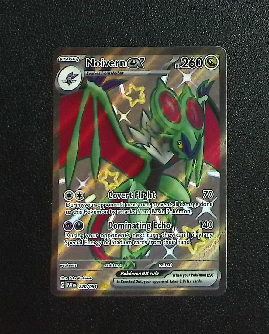 Pokemon Paldean Fates Noivern Shiny Ultra Rare #220