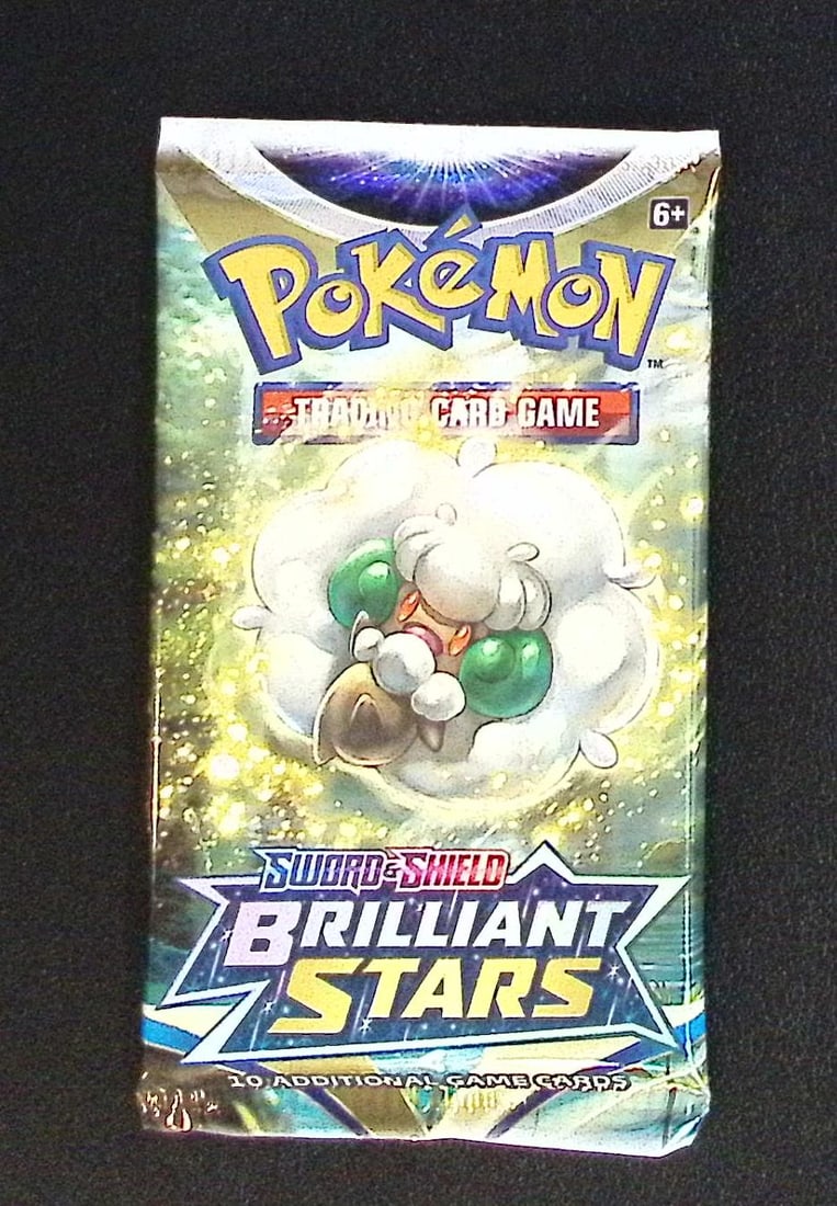 Pokemon Sword & Shield Brilliant Stars 10 Card Booster Pack: Pokemon Trading Card Game Cards, Charizard, Pikachu, Mewtwo, Reverse Holo, Holo Rare, Secret Rare Cards, Full Art Cards, Eevee, Ultra Rare Card, Illustration Rare, Special Illustration Rare SIR