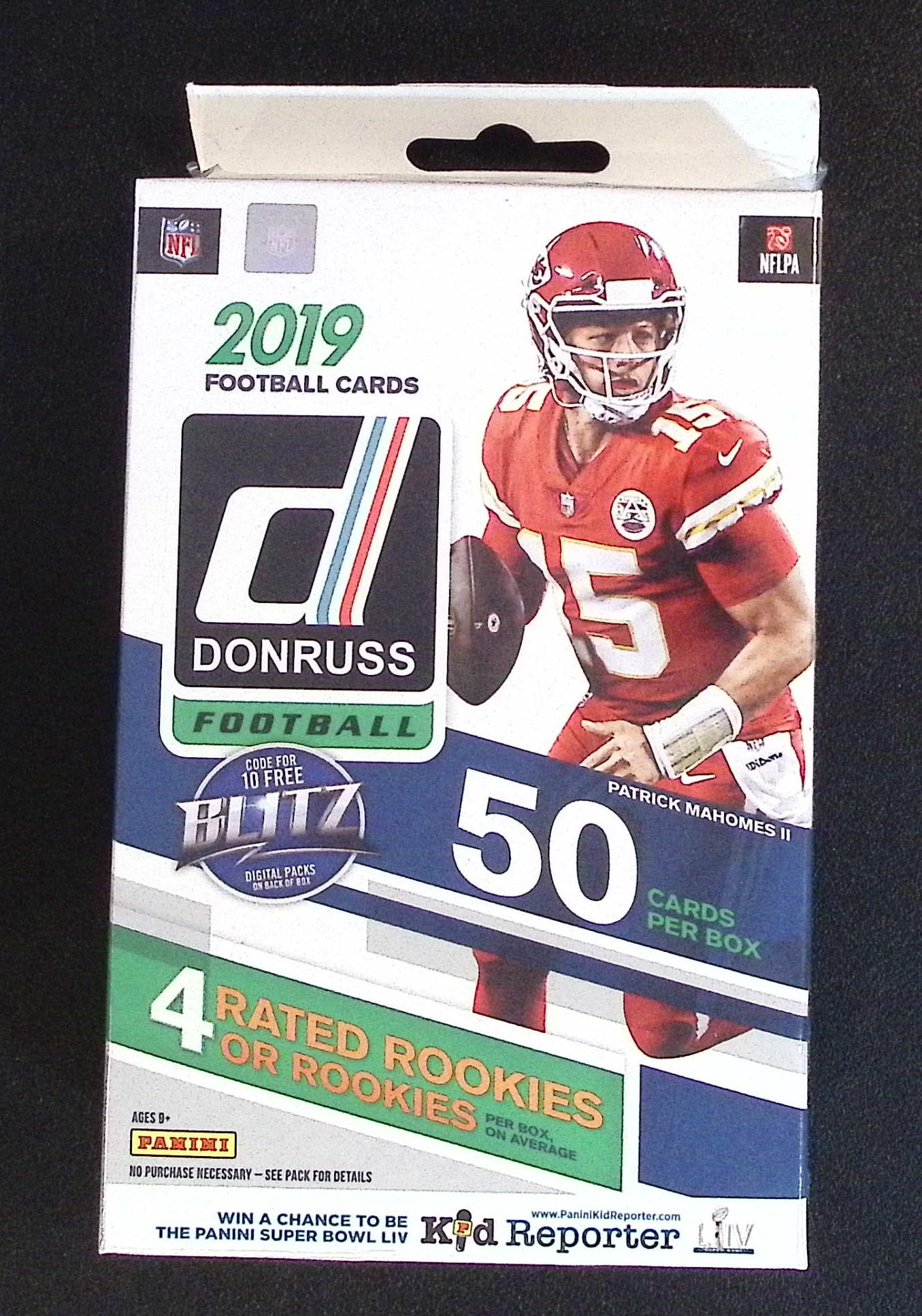 2019 Panini Donruss Football Hanger Box Sealed: 2019 Panini Donruss Football Hanger Box Sealed
