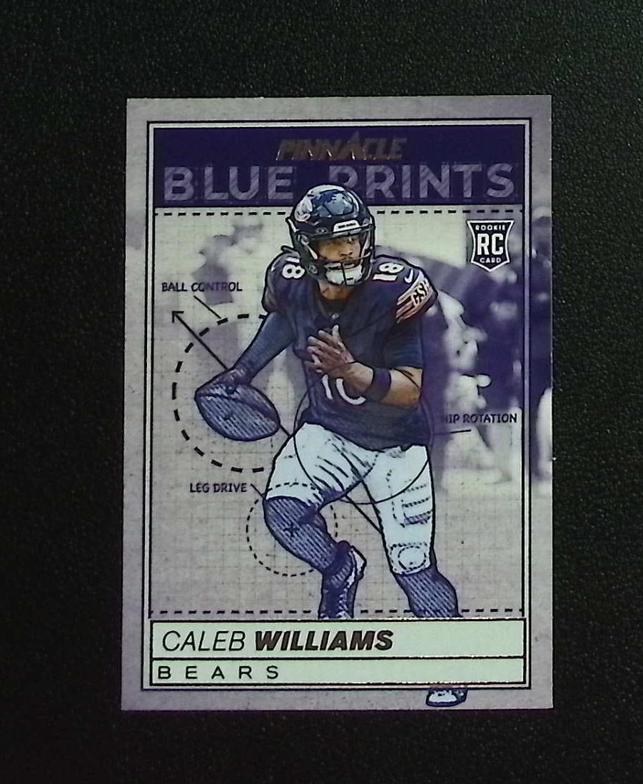 Caleb Williams Rookie Card Blue Prints 2024 Panini Encore #1 Chicago Bears (1 of 2)