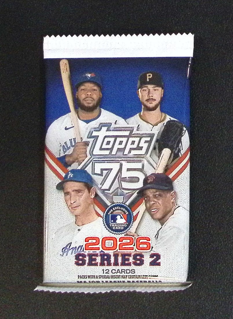 2026 Topps Series 2 Baseball 75th Anniversary BLASTER BOX PACK (1 of 1)
