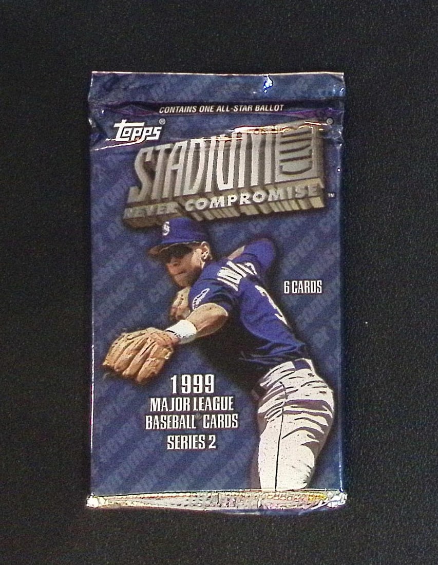 1999 Topps Stadium Club Baseball Series 2 Pack. 6 Cards Per Pack: Topps, Bowman, & Fanatics Baseball MLB Trading & Sports Cards, Sports Cards for Sale Near Me, World Series & Hall of Fame Players Memorabilia, Refractors, X-Fractors, Numbered, SP, SSP, Valuable Aucti