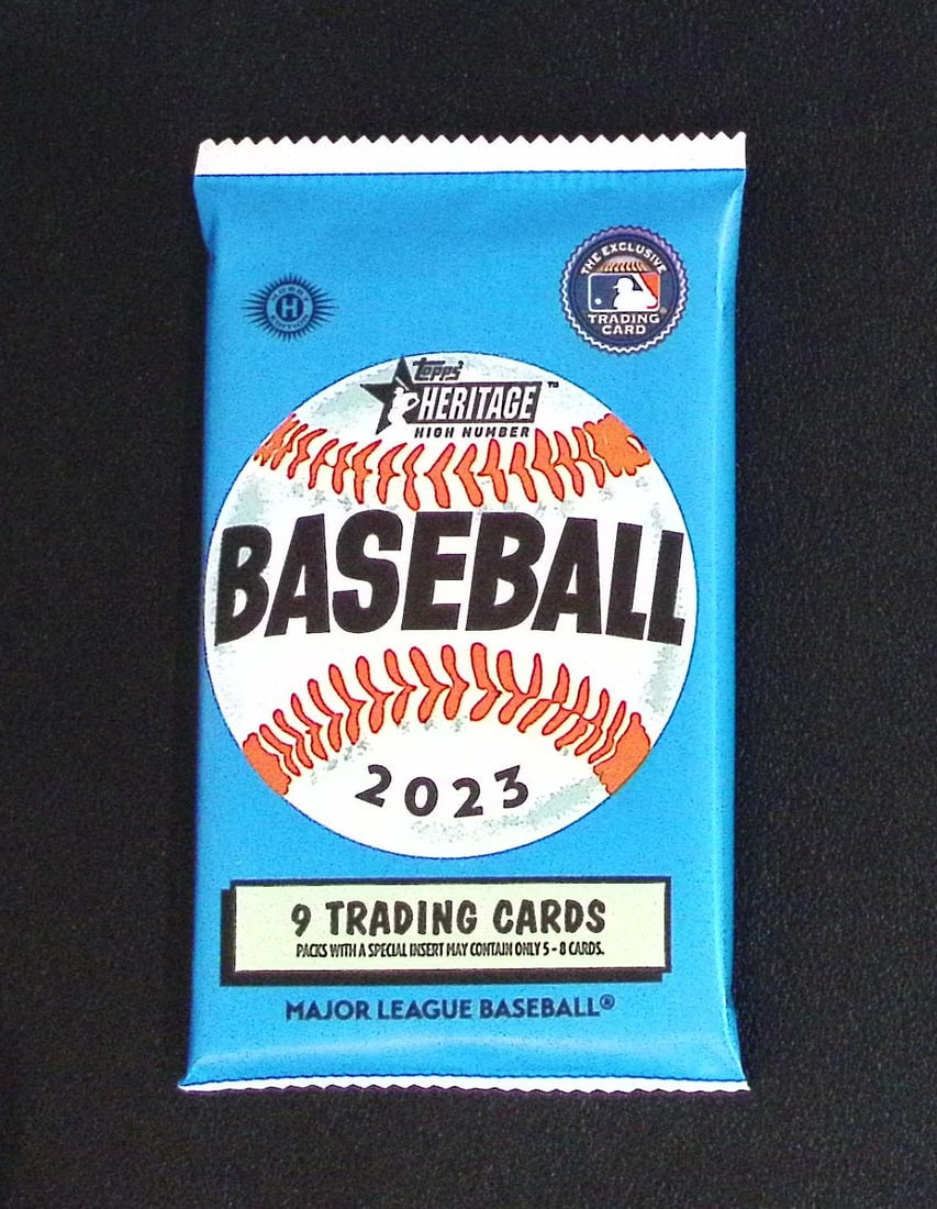 2023 Topps Heritage High Number Number Baseball HOBBY BOX PACK. 9 Cards: Topps Heritage Baseball MLB Trading & Sports Cards, Sports Cards for Sale Near Me, World Series & Hall of Fame Players, Auction Lots for Sale on Line, Shohei Ohtani, Sparkles, Rookie Cards, SP, SSP, N