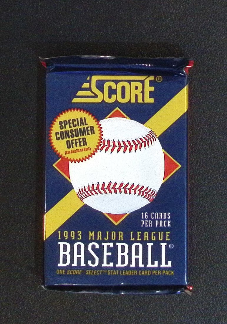 1993 Score Baseball Pack. 16 Cards (1 of 1)