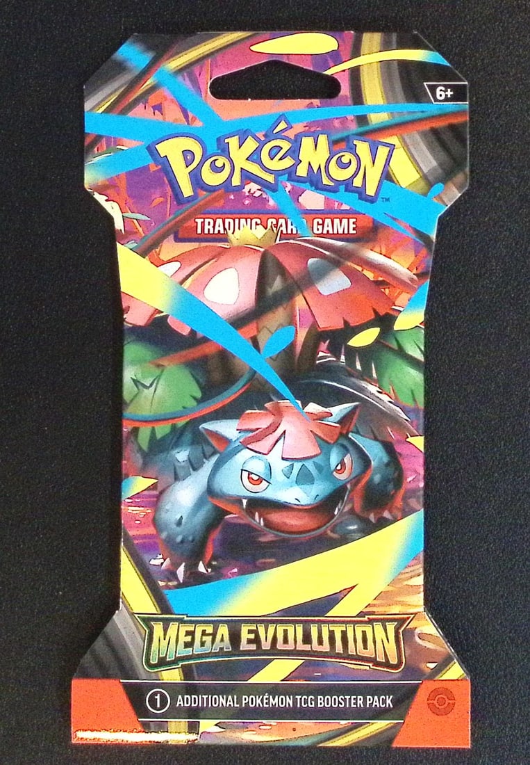Pokemon Mega Evolution Base Set 10 Card Sleeved Booster Pack: Pokemon Trading Card Game Cards, Charizard, Pikachu, Mewtwo, Reverse Holo, Holo Rare, Secret Rare Cards, Full Art Cards, Eevee, Ultra Rare Card, Illustration Rare, Special Illustration Rare SIR