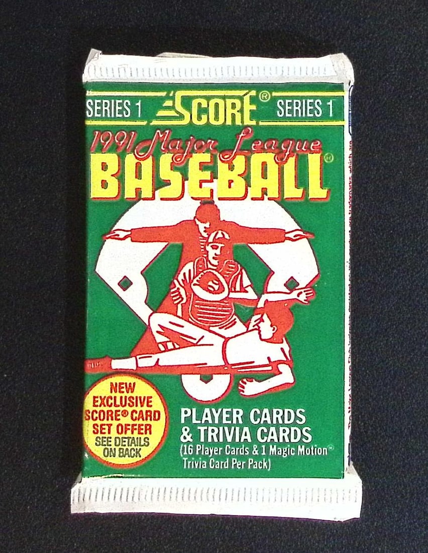 1991 Score Baseball Series 1 Pack (1 of 1)
