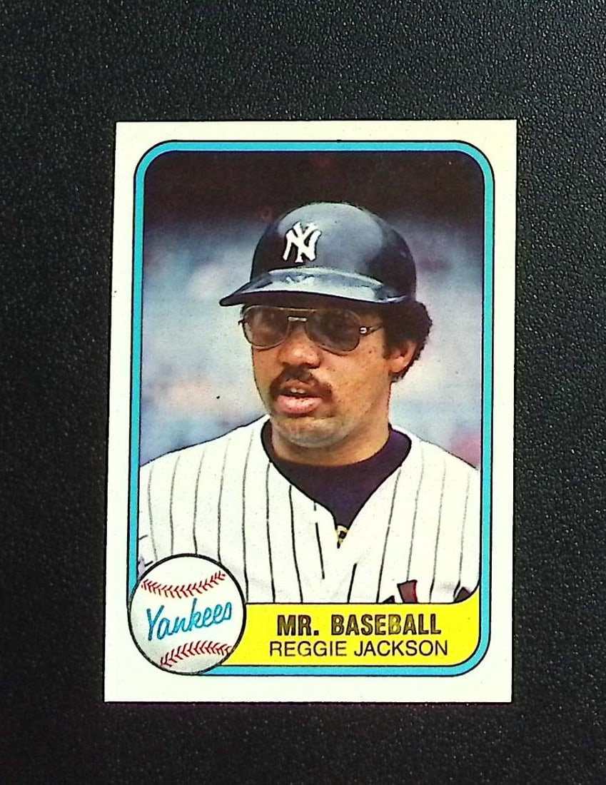 Reggie Jackson Mr. Baseball 1981 Fleer #79 New York Yankees (1 of 2)