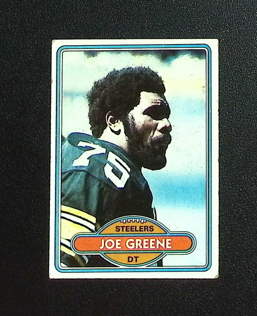 Joe Greene 1980 Topps #175 EX, Pittsburgh Steelers: Topps & Bowman Football NFL Trading Sports Cards, Sports Cards for Sale Near Me, Super Bowl & Hall of Fame Player Cards, Resurgence, Composite, SP, SSP, Valuable Auction Memorabilia Lots For Sale On L