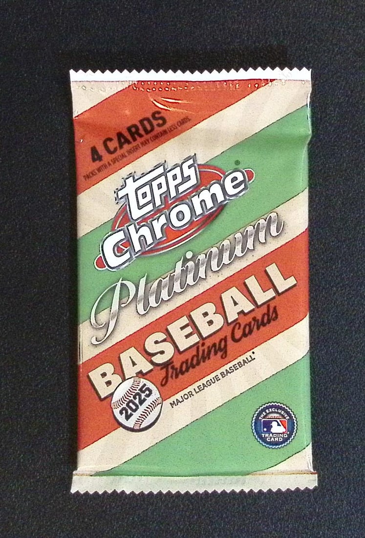 2025 Topps Chrome Platinum Baseball BLASTER BOX PACK: Factory Sealed Topps Baseball MLB Trading & Sports Cards, SP, SSP, Variations, Autographs, Chrome, Refractors, Sports Cards for Sale Near Me, Valuable Auction Lots for Sale on Line