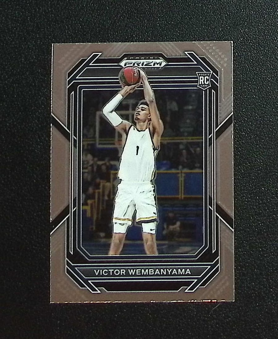 Victor Wembanyama Rookie Card 2023 Prizm Draft Picks #2 San Antonio Spurs: Panini, Donruss Optic, Donruss Select, Prizm, Mosaic, Contenders, Revolution, Phoenix, NBA Hoops, Rookie NFL Sports Trading Cards, Silver, SP, SSP, Wave Prizms, Numbered Cards, Basketball sports Cards