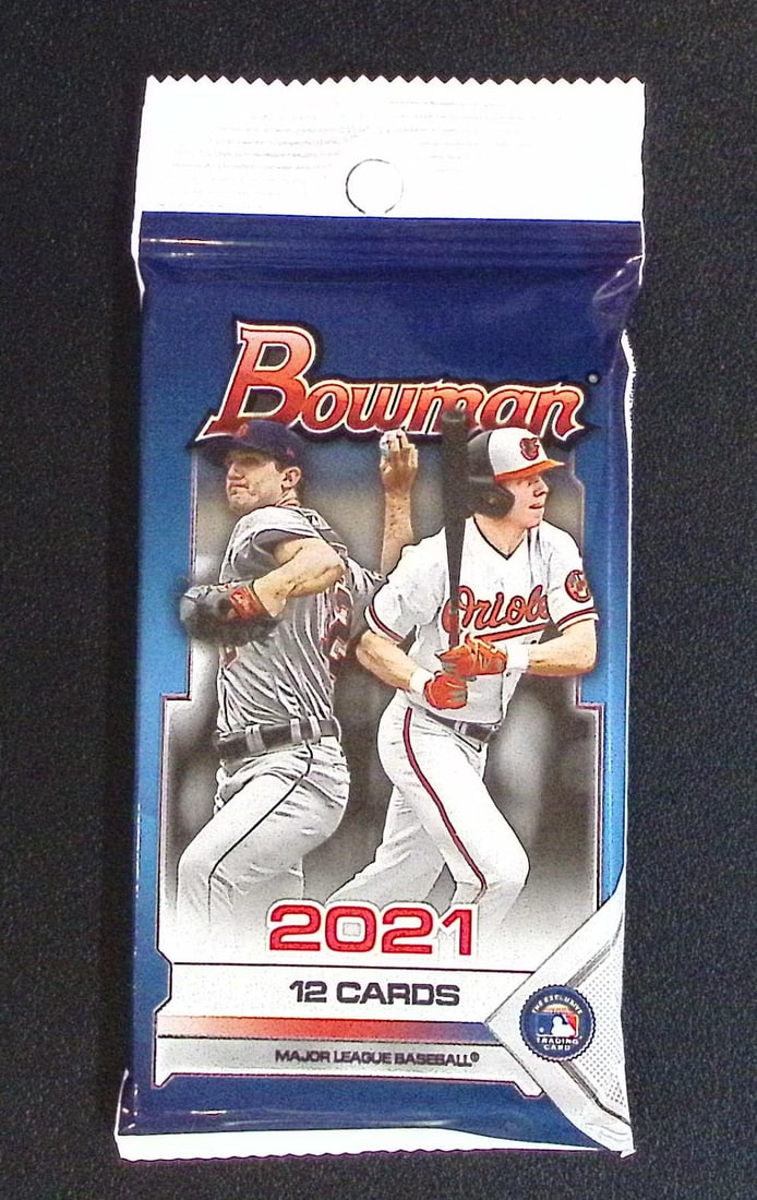 2021 Bowman Baseball Cards RETAIL BOX PACK, Sports Cards, MLB Prospect Cards (1 of 1)