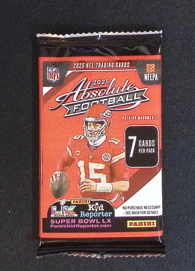 2025 Panini Absolute Football MEGA BOX PACK- RC: Jaxson Dart, Emeka Egbuka (1 of 1)